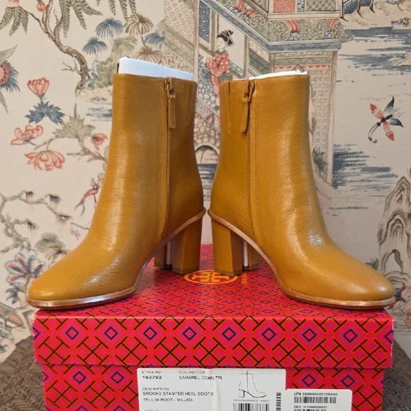 Tory Burch Brooke Stamped Heel Bootie - Picture 3 of 6